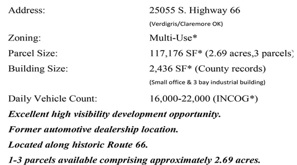 Verdigris/Claremore Multi-Parcel Land Project